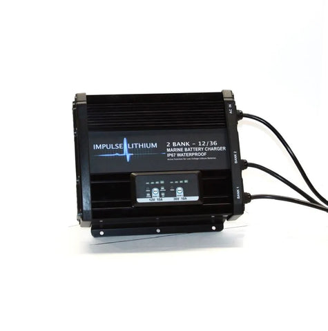 Impulse Lithium 2 Bank – 12/36 AC Charger