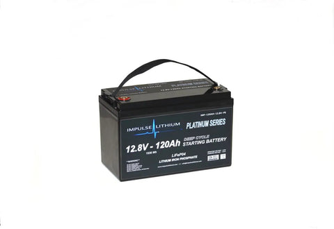 Impulse Lithium 12V 120AH All Purpose LiFePO4 Lithium Battery