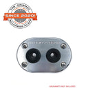 Hydrilla Gear's Bulkhead Plate - Minn Kota Raptor, Silver
