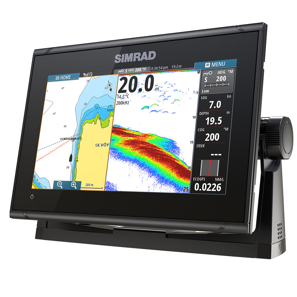 Simrad GO9 XSE Chartplotter/Fishfinder w/C-MA{ Discover Chart