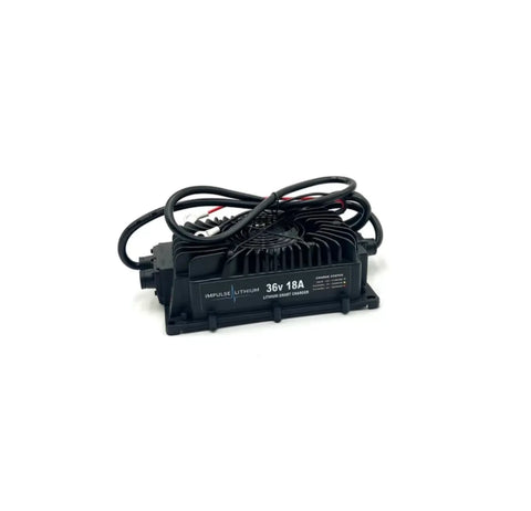 Impulse Lithium 36v 18a Waterproof AC Charger – OnBoard