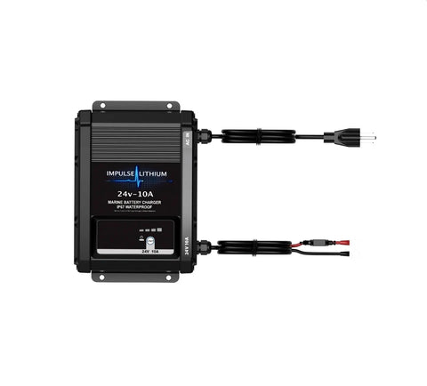 Impulse Lithium 24v 10a Waterproof Charger