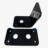Power-Pole Deck Mount - 0" Setback - 6" Rise - Black