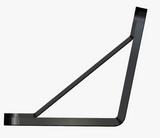 Power-Pole Deck Mount - 0" Setback - 6" Rise - Black