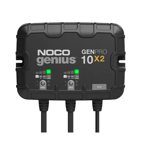 NOCO 10×2 Dual Bank Onboard Charger