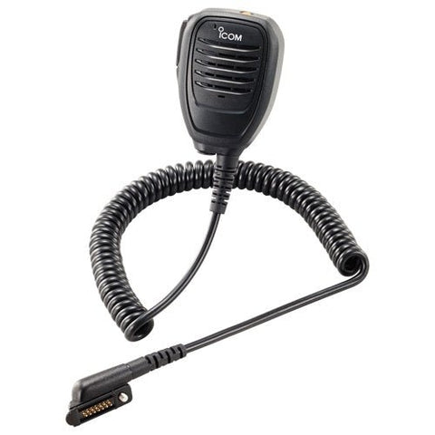 Icom Hm222h Ip68 Waterproof Speaker Microphone 14-pin Connector