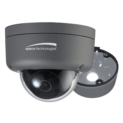 Speco 2MP Ultra Intensifier® HD-TVI Dome Camera 3.6mm Lens - Dark Grey Housing w/Included Junction Box