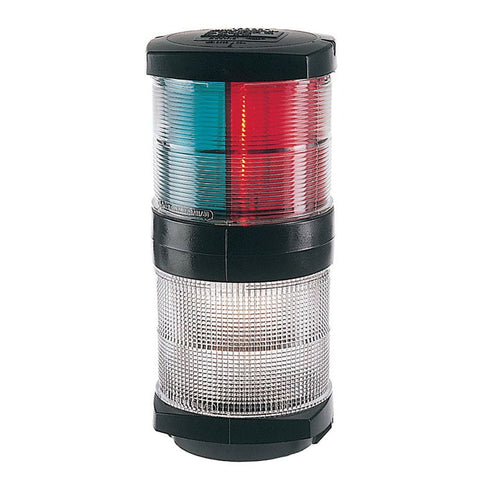 Hella Marine Tri-Color Navigation Light/Anchor Navigation Lamp- Incandescent - 2nm - Black Housing - 12V