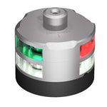 Lopolight Tri-Color Navigation & Anchor Light - Strobe Function & Windex Mount - 2nm - 30M Cable - Silver Housing