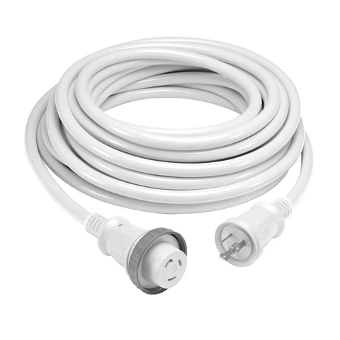 Hubbell Hbl61cm08wled 30 Amp 50 Foot Cordset With Led White