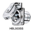Hubbell Hbl503ss Inlet Round 50a 125v