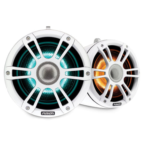 Fusion Sg-flt882spw 8.8"" Tower Speaker White With Crgbw Lighting
