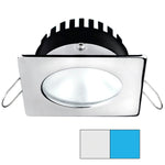 i2Systems Apeiron A506 6W Spring Mount Light - Square/Round - Cool White & Blue - Polished Chrome Finish