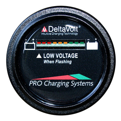 Dual Pro Battery Fuel Gauge - DeltaView® Link Compatible - 24V System (2-12V Batteries, 4-6V Batteries)