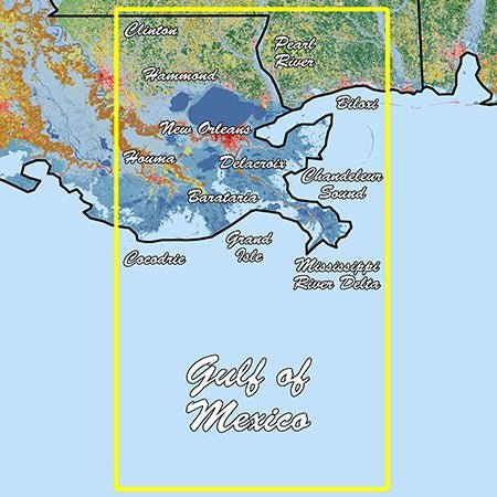 Garmin Louisiana East Standard Mapping Professional