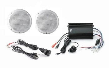 Polyplanar Mp3-kit-4 White Amp And Ma4055 Speakers