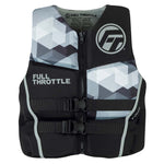 Full Throttle Men's Rapid-Dry Flex-Back Life Jacket - 2XL - Black/Grey