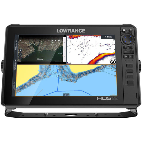 Lowrance HDS-12 LIVE w/Active Imaging 3-in-1 Transom Mount C-MAP Pro Chart