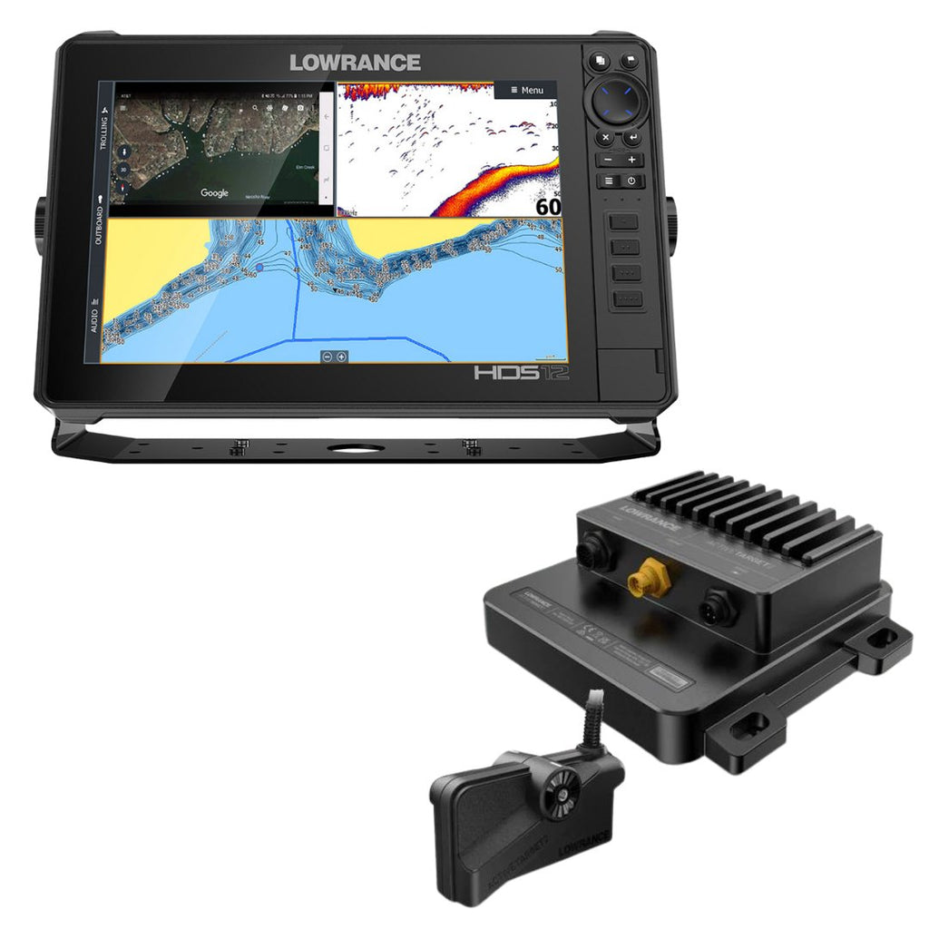 HDS-12 LIVE PRO & C-MAP Chart and Active Target 2 Bundle HDS-12 LIVE PRO & C-MAP Chart and Active Target 2 Bundle